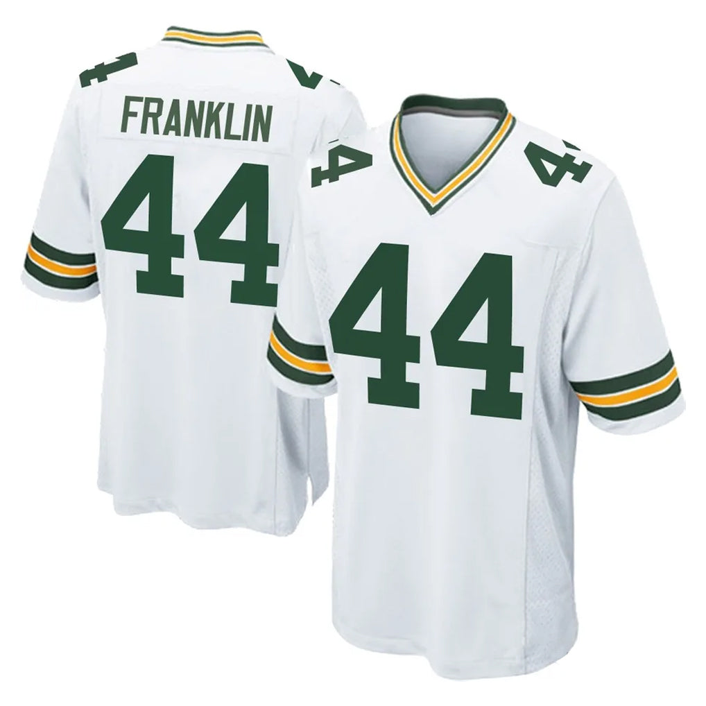 tocy GB.Packers #44 Zaire Franklin Player White Home Game Stitched Jerseys