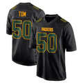 tocy GB.Packers #50 Zach Tom Player Black Fashion Home Game Stitched Jerseys
