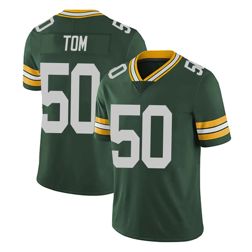 tocy GB.Packers #50 Zach Tom Player Green Vapor Untouchable Limited Home Game Stitched Jerseys