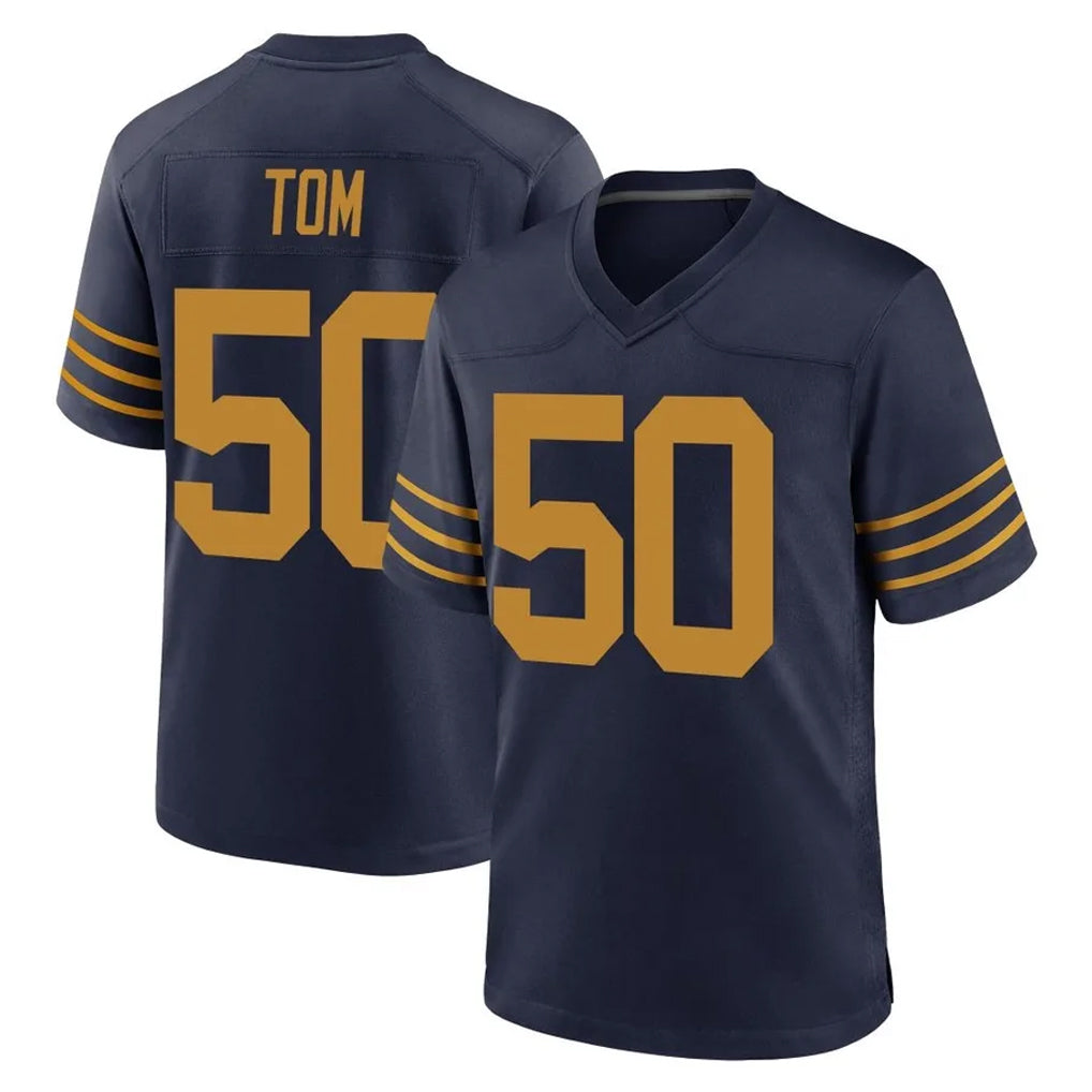 tocy GB.Packers #50 Zach Tom Player Navy The 1923 Classic Home Game Stitched Jerseys