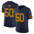 tocy GB.Packers #50 Zach Tom Player Navy The 1923 Classic Vapor F.U.S.E. Home Game Stitched Jerseys
