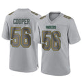 tocy GB.Packers #56 Edgerrin Cooper Player Gray Atmosphere Fashion Home Game Stitched Jerseys
