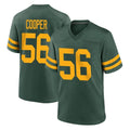 tocy GB.Packers #56 Edgerrin Cooper Player Green Alternate Home Game Stitched Jerseys