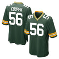 tocy GB.Packers #56 Edgerrin Cooper Player Green Home Game Stitched Jerseys