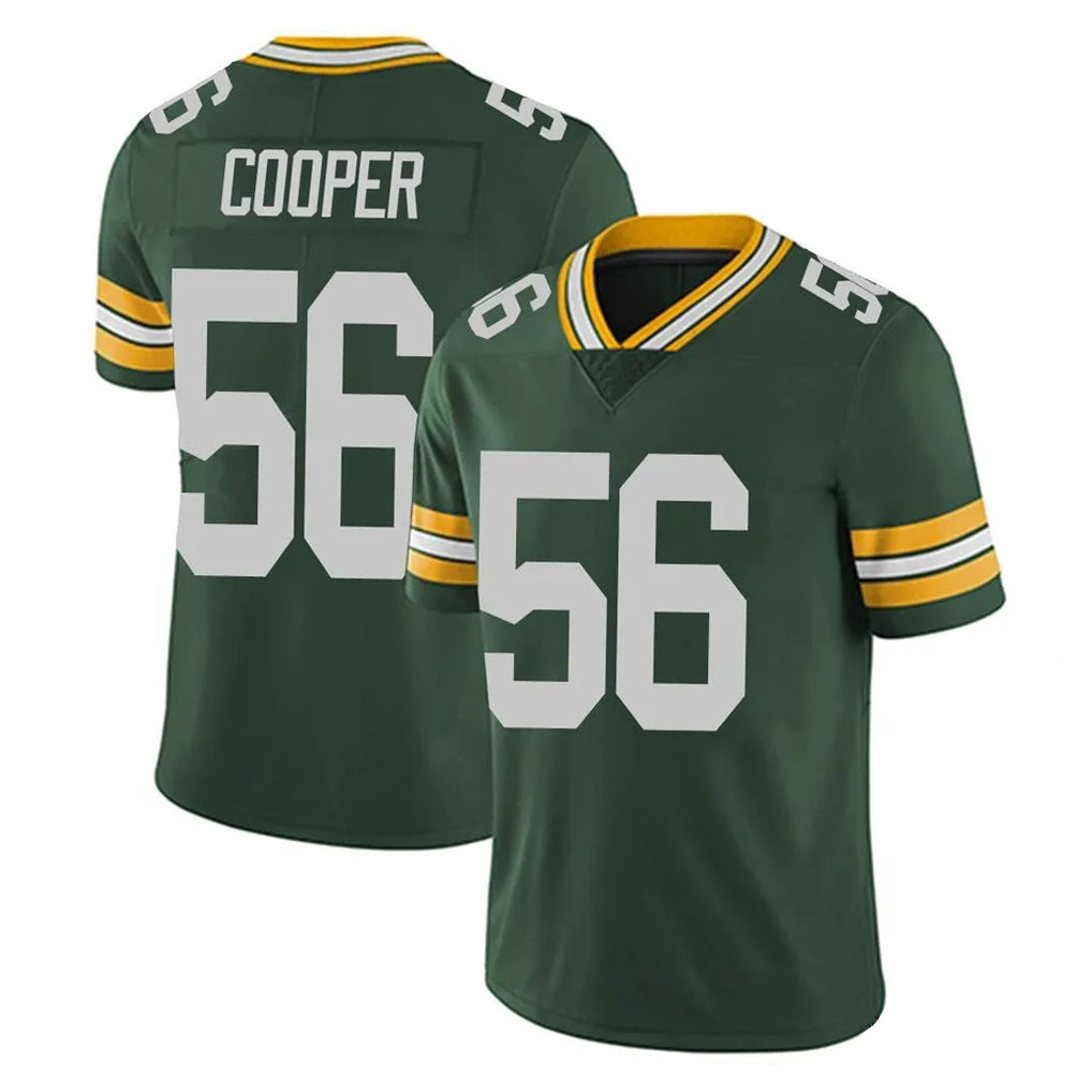 tocy GB.Packers #56 Edgerrin Cooper Player Green Vapor Untouchable Limited Home Game Stitched Jerseys