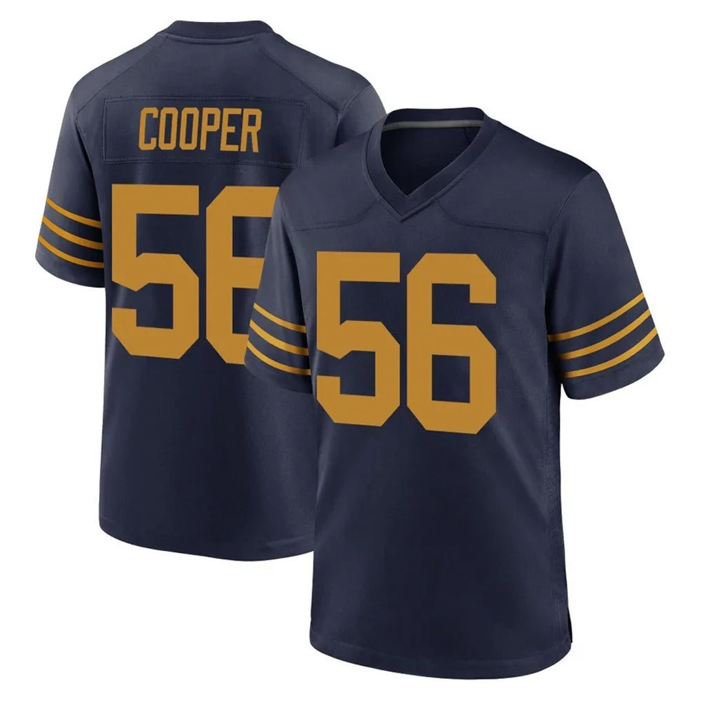 tocy GB.Packers #56 Edgerrin Cooper Player Navy The 1923 Classic Home Game Stitched Jerseys