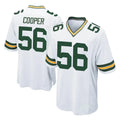 tocy GB.Packers #56 Edgerrin Cooper Player White Home Game Stitched Jerseys