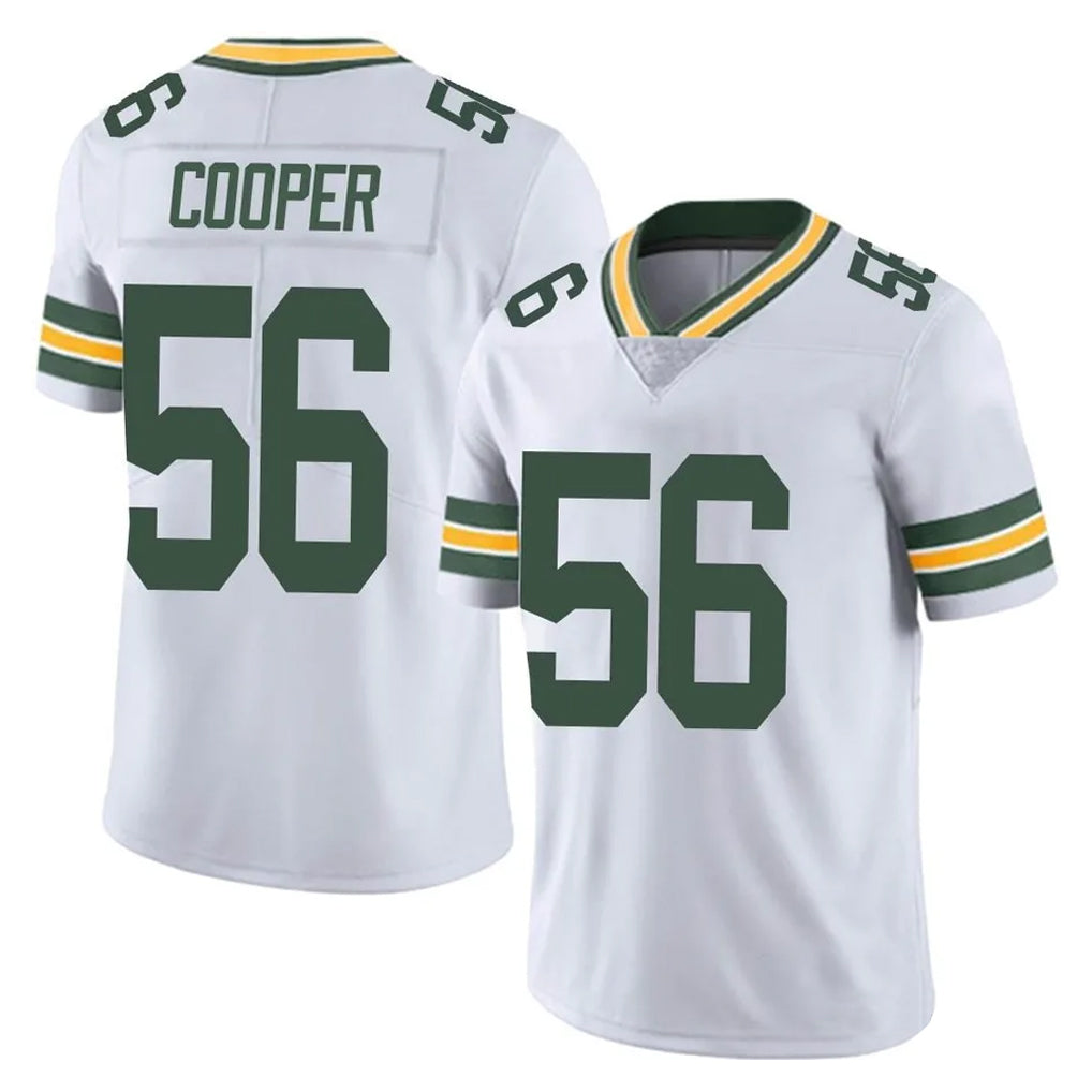 tocy GB.Packers #56 Edgerrin Cooper Player White Vapor Untouchable Limited Home Game Stitched Jerseys