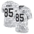 tocy GB.Packers #85 Tucker Kraft Player Arctic Camo Salute To Service Limited Stitched Jerseys
