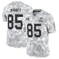 tocy GB.Packers #85 Tucker Kraft Player Arctic Camo Salute to Service Stitched Jerseys