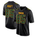 tocy GB.Packers #85 Tucker Kraft Player Black Fashion Home Game Stitched Jerseys