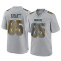 tocy GB.Packers #85 Tucker Kraft Player Gray Atmosphere Fashion Home Game Stitched Jerseys