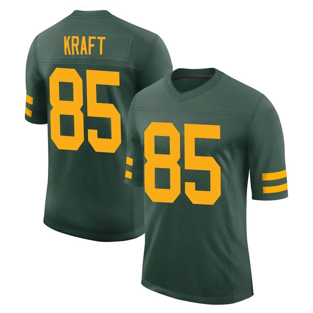 tocy GB.Packers #85 Tucker Kraft Player Green Alternate Vapor Home Game Stitched Jerseys