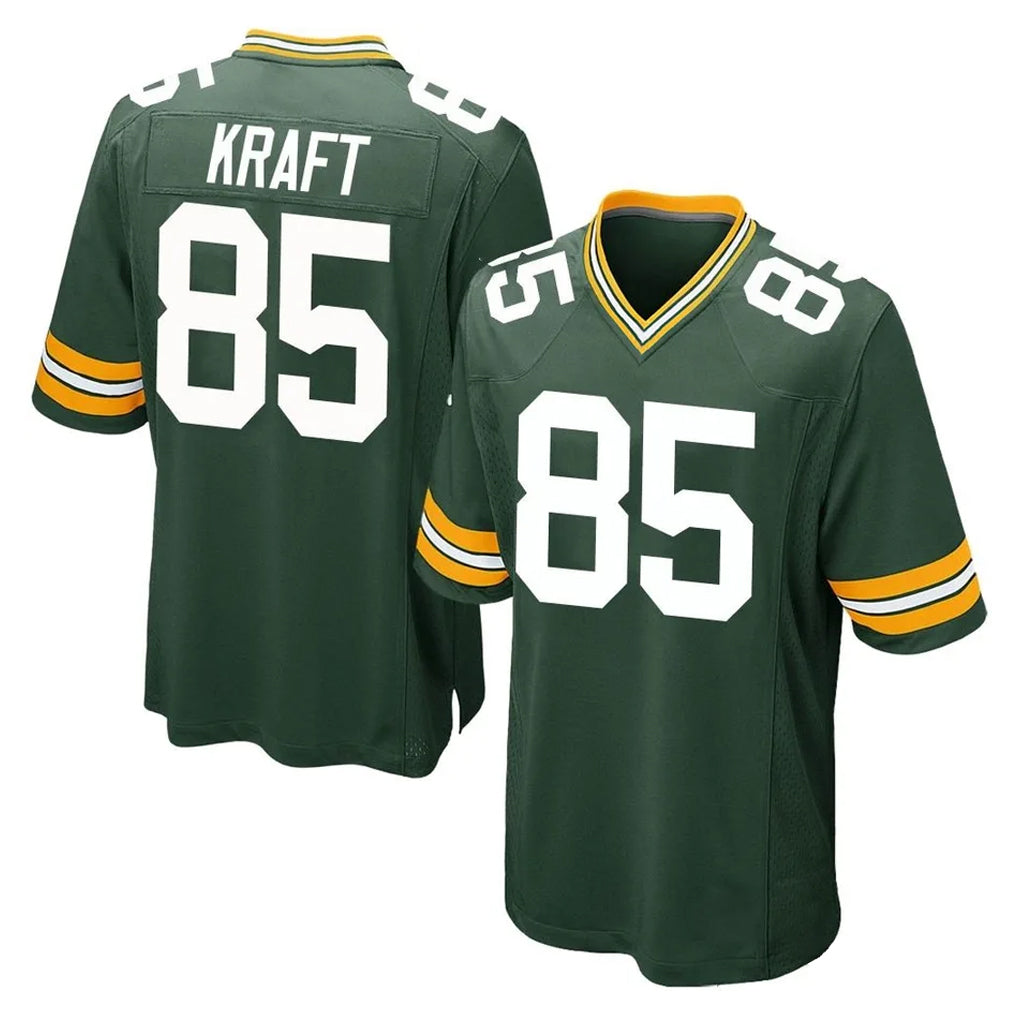 tocy GB.Packers #85 Tucker Kraft Player Green Home Game Stitched Jerseys