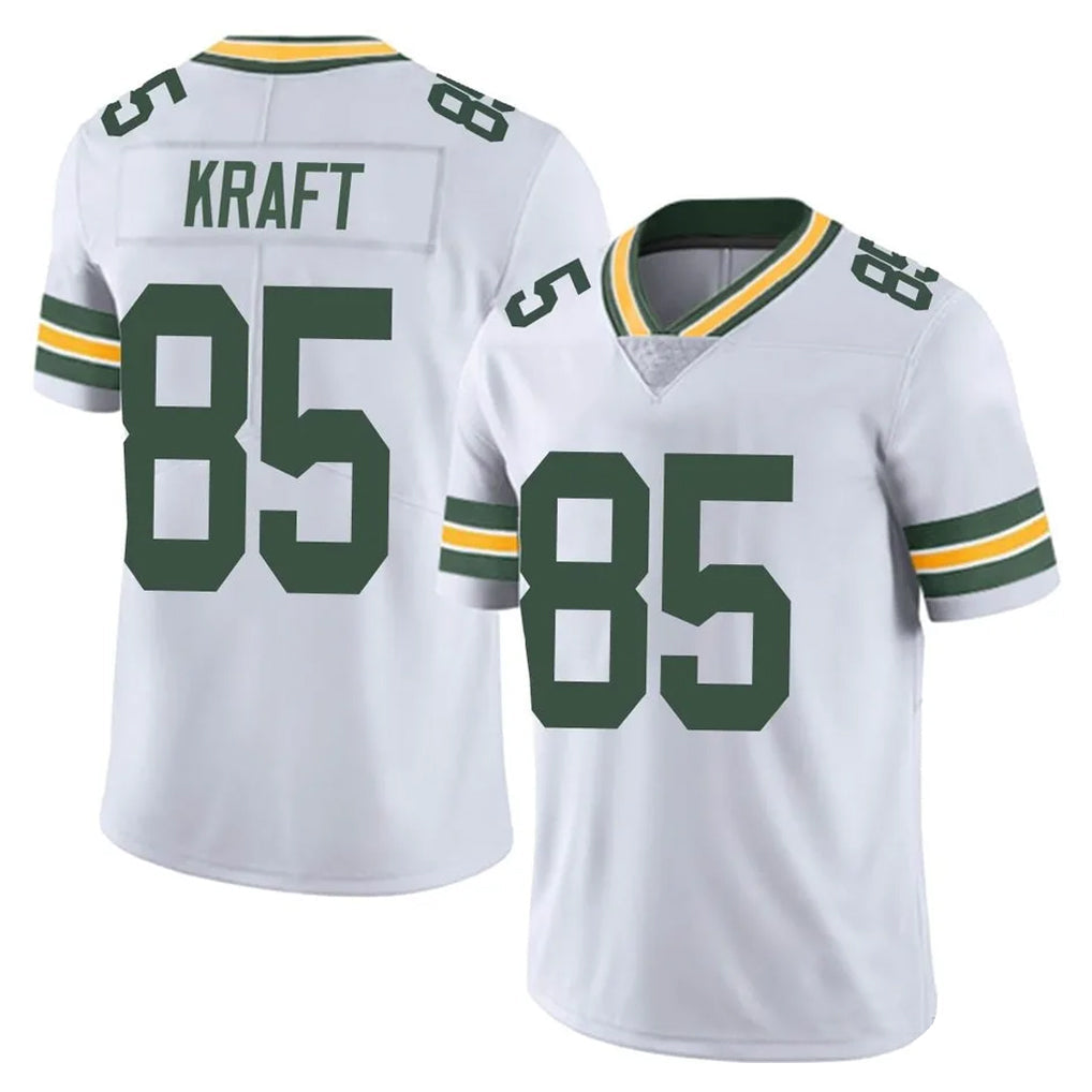 tocy GB.Packers #85 Tucker Kraft Player White Vapor Untouchable Limited Home Game Stitched Jerseys