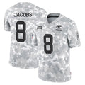 tocy GB.Packers #8 Josh Jacobs Player Arctic Camo Salute To Service Limited Stitched Jerseys