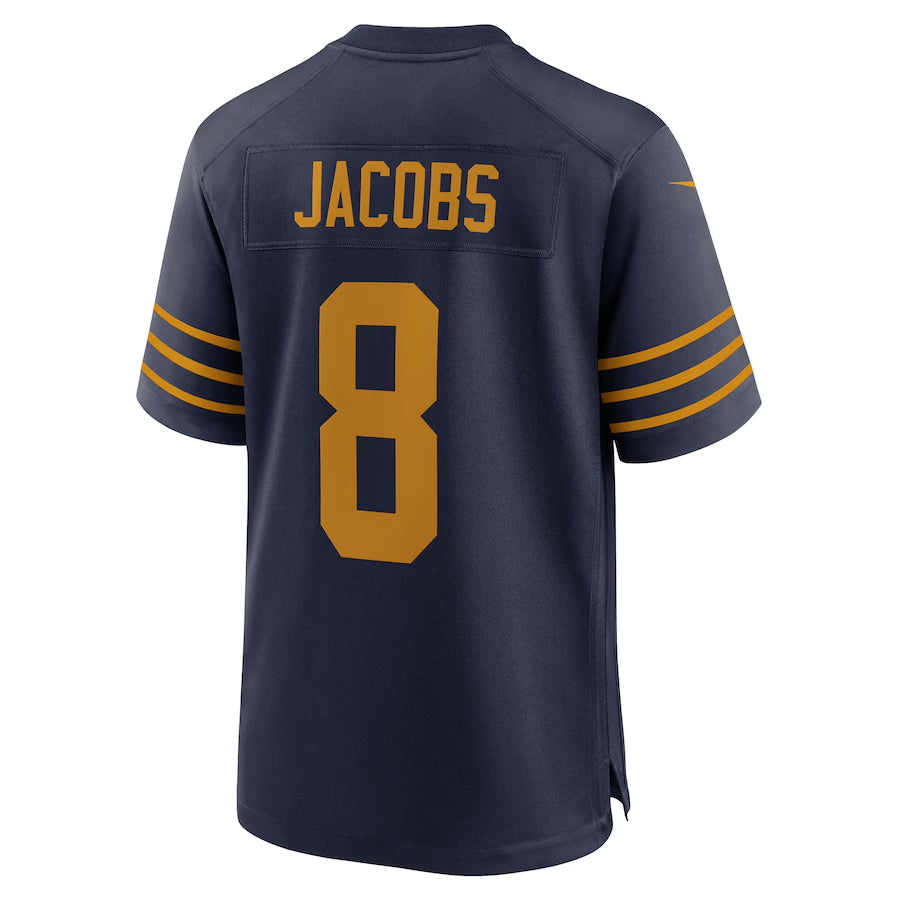 tocy GB.Packers #8 Josh Jacobs Player Navy The 1923 Classic Game Stitched Jerseys