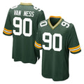 tocy GB.Packers #90 Lukas Van Ness Player Green Home Game Stitched Jerseys