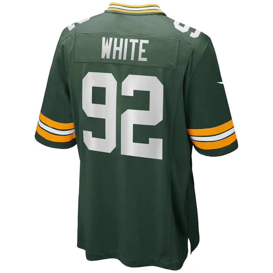tocy GB.Packers #92 Reggie White Player Green Home Game Stitched Jerseys