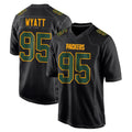 tocy GB.Packers #95 Devonte Wyatt Player Black Fashion Home Game Stitched Jerseys