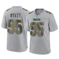 tocy GB.Packers #95 Devonte Wyatt Player Gray Atmosphere Fashion Home Game Stitched Jerseys