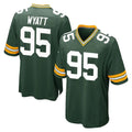 tocy GB.Packers #95 Devonte Wyatt Player Green Home Game Stitched Jerseys