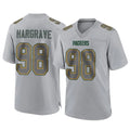 tocy GB.Packers #98 Javon Hargrave Player Gray Atmosphere Fashion Home Game Stitched Jerseys