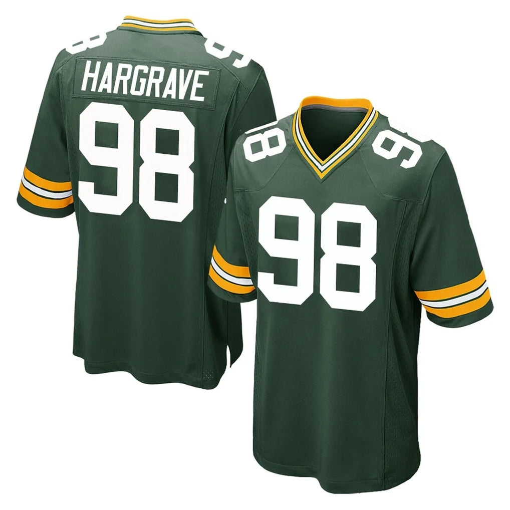 tocy GB.Packers #98 Javon Hargrave Player Green Home Game Stitched Jerseys