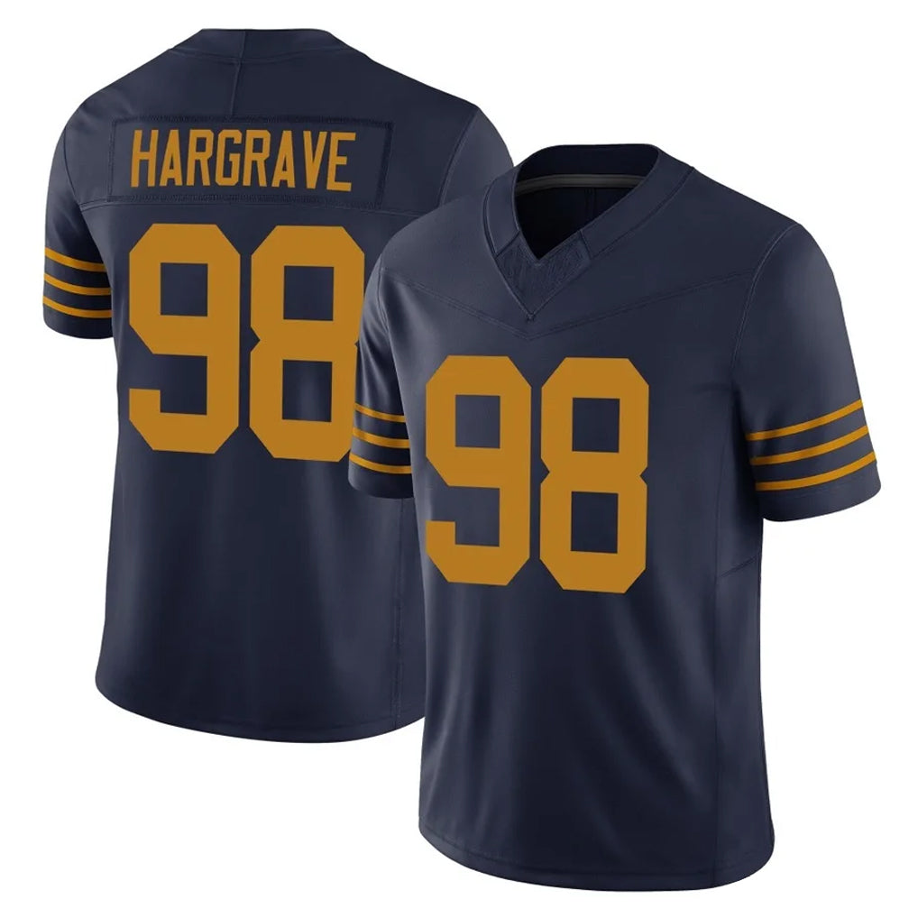 tocy GB.Packers #98 Javon Hargrave Player Navy The 1923 Classic Vapor F.U.S.E. Home Game Stitched Jerseys