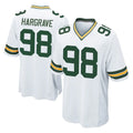 tocy GB.Packers #98 Javon Hargrave Player White Home Game Stitched Jerseys