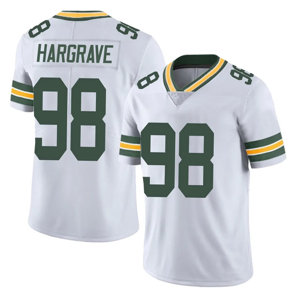 tocy GB.Packers #98 Javon Hargrave Player White Vapor Untouchable Limited Home Game Stitched Jerseys