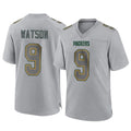 tocy GB.Packers #9 Christian Watson Player Gray Atmosphere Fashion Home Game Stitched Jerseys