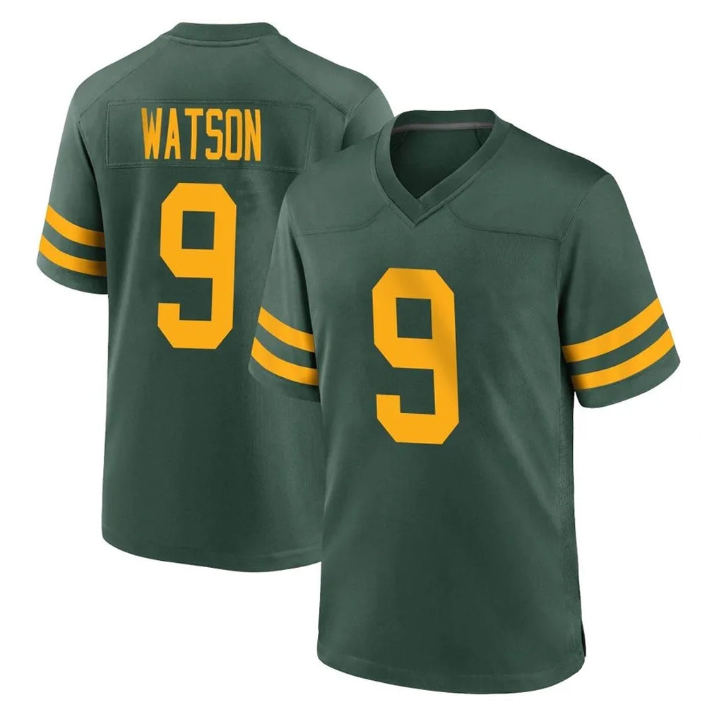 tocy GB.Packers #9 Christian Watson Player Green Alternate Home Game Stitched Jerseys