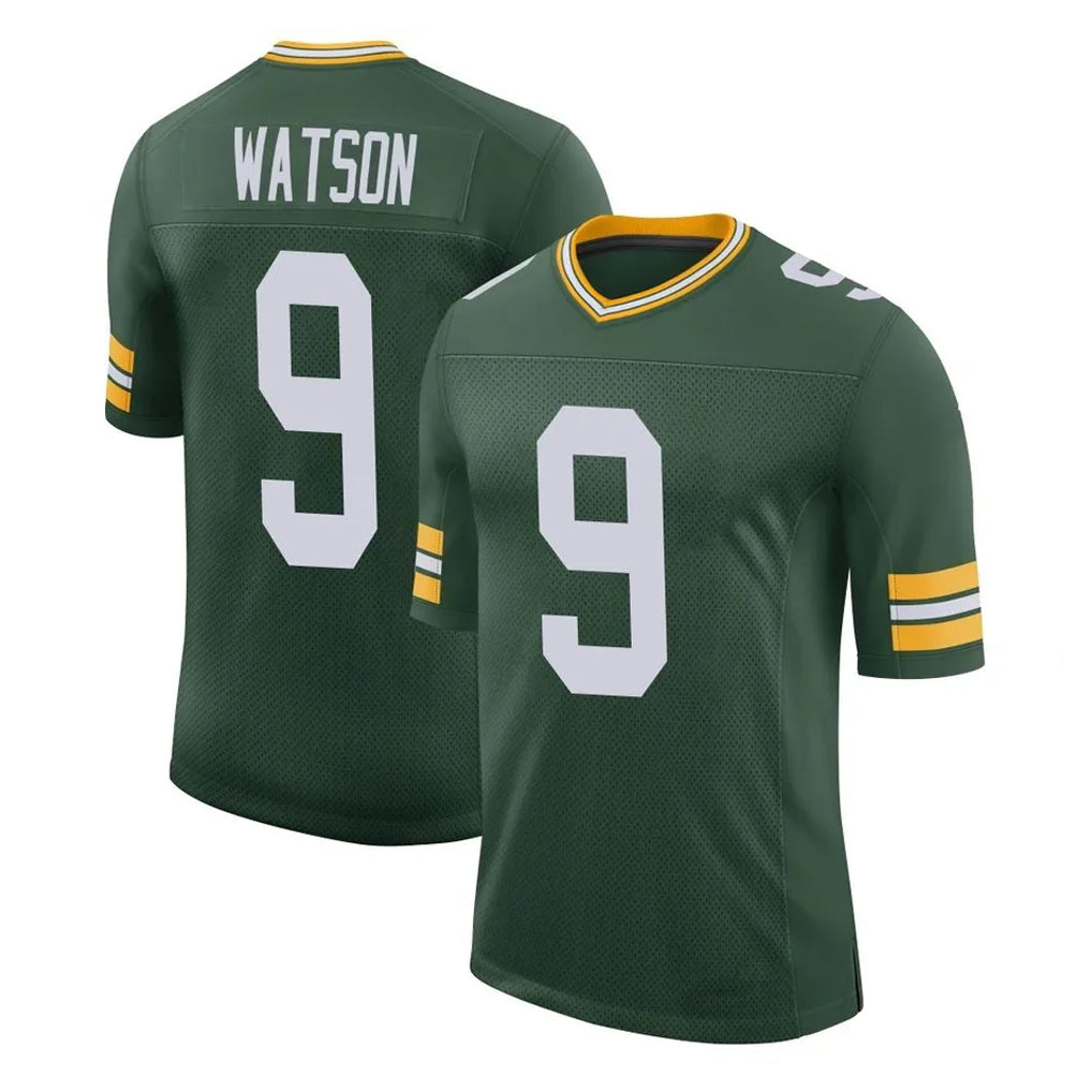 tocy GB.Packers #9 Christian Watson Player Green Limited Classic Home Game Stitched Jerseys