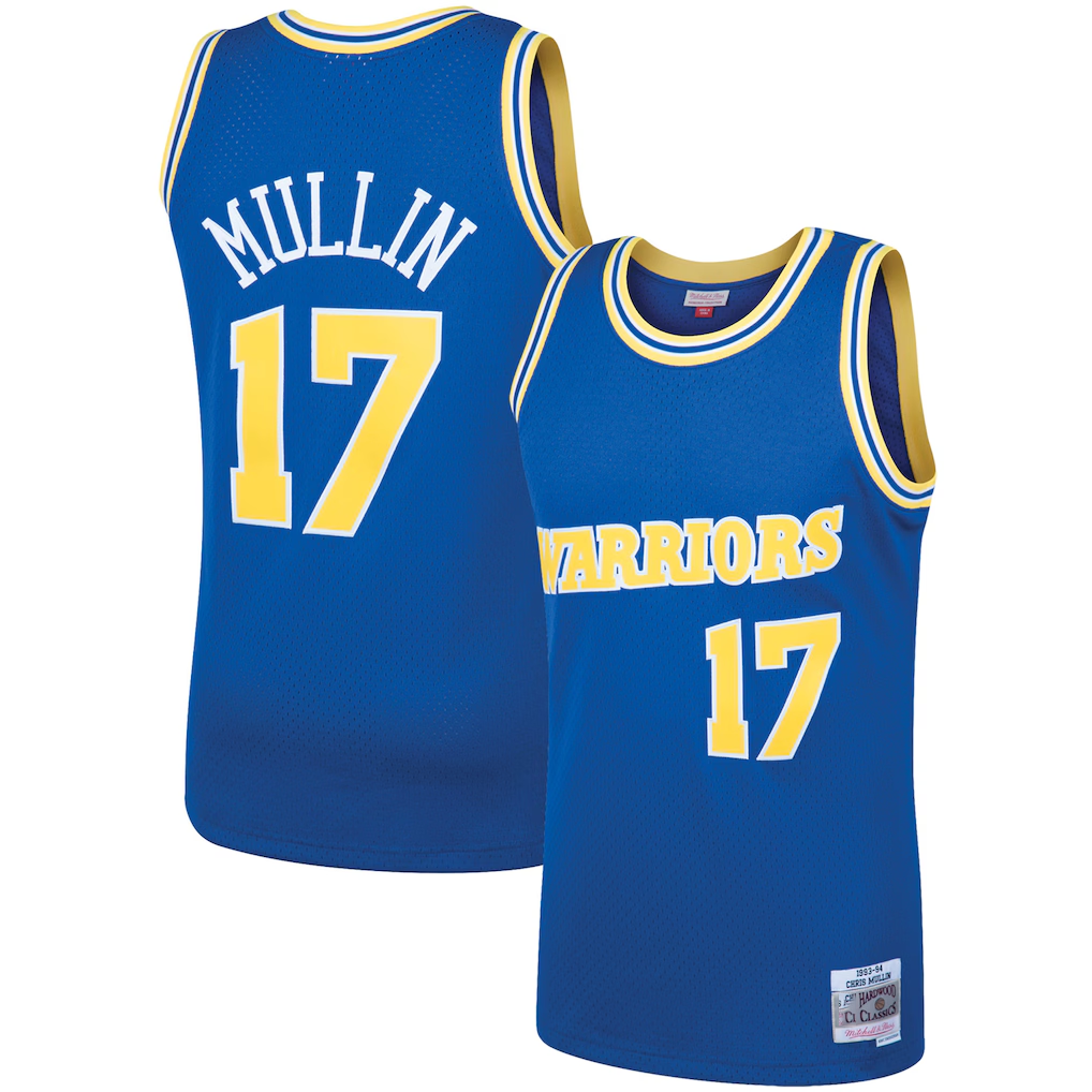tocy G.State Warriors #17 Chris Mullin Mitchell & Ness Royal 199394 Hardwood Classics Swingman Jerseys