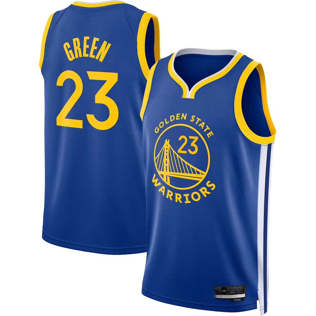 tocy G.State Warriors #23 Draymond Green Royal Swingman Jerseys - Icon Edition