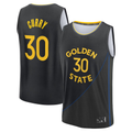 tocy G.State Warriors #30 Stephen Curry Black Fast Break Replica Player Jerseys - Statement Edition