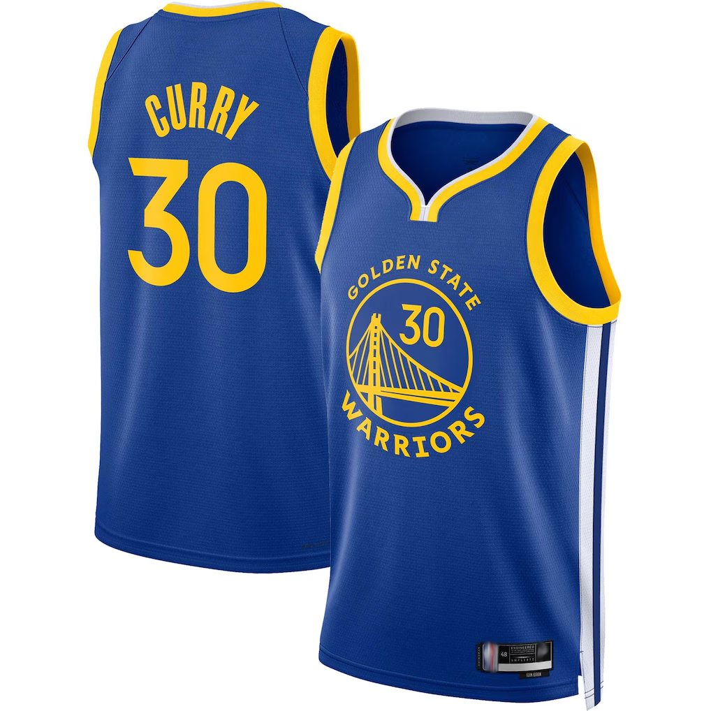 tocy G.State Warriors #30 Stephen Curry Royal Swingman Jerseys - Icon Edition