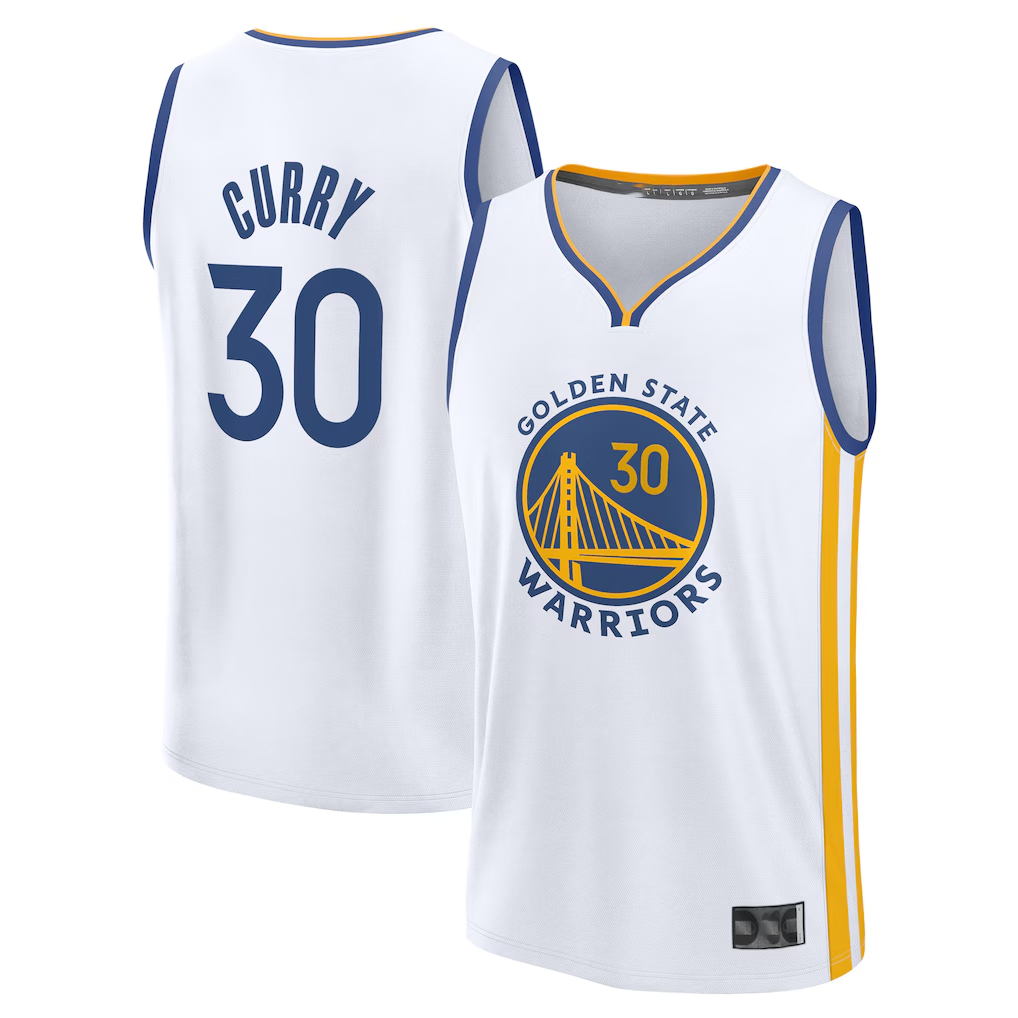 tocy G.State Warriors #30 Stephen Curry White Swingman Jerseys-Association Edition