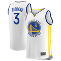 tocy G.State Warriors #3 Will Richard White Fast Break Replica Player Jerseys - Association Edition