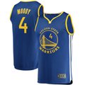 tocy G.State Warriors #4 Moses Moody Royal Fast Break Replica Jerseys - Icon Edition