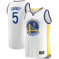tocy G.State Warriors #5 Kevon Looney White Fast Break Player Replica Jerseys - Association Edition