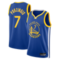 tocy G.State Warriors #7 Kristaps Porzi??is Royal Swingman Jerseys - Icon Edition