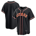 tocy H.Astros Black Fashion Out Home Game Blank Player Stitched Jerseys