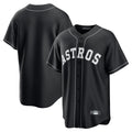 tocy H.Astros Black Home Game Blank Player Stitched Jerseys