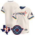 tocy H.Astros Cream City Connect Texas Patch Vapor Premier Blank Player Limited Home Stitched Jerseys