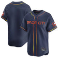 tocy H.Astros Navy City Connect Limited Home Blank Player Stitched Jerseys