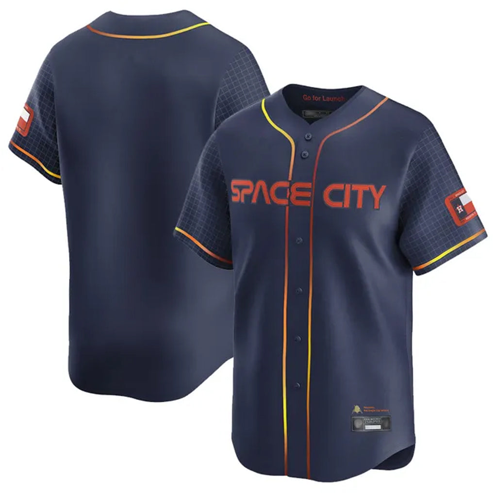 tocy H.Astros Navy City Connect Limited Home Blank Player Stitched Jerseys