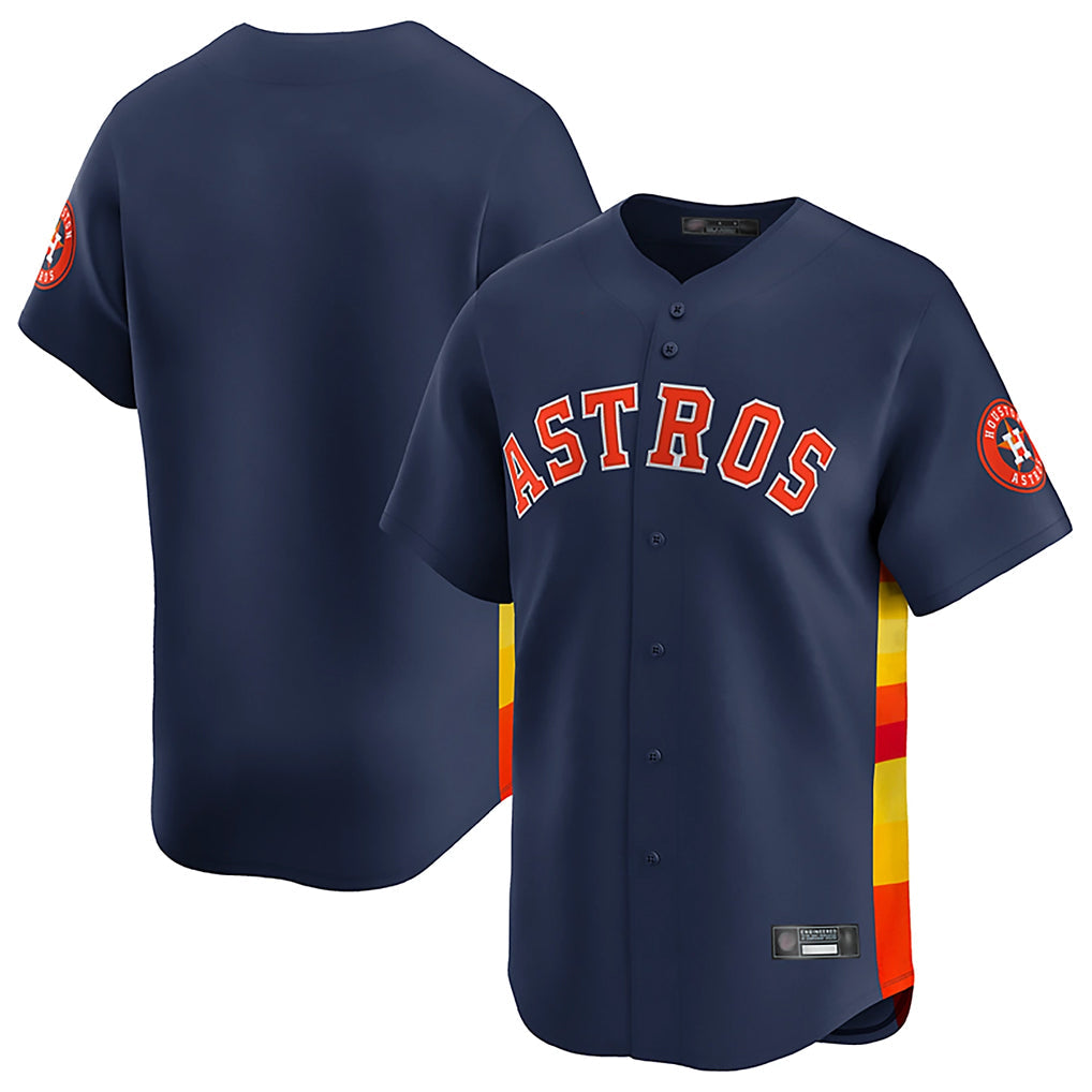tocy H.Astros Navy Home Limited Blank Player Stitched Jerseys
