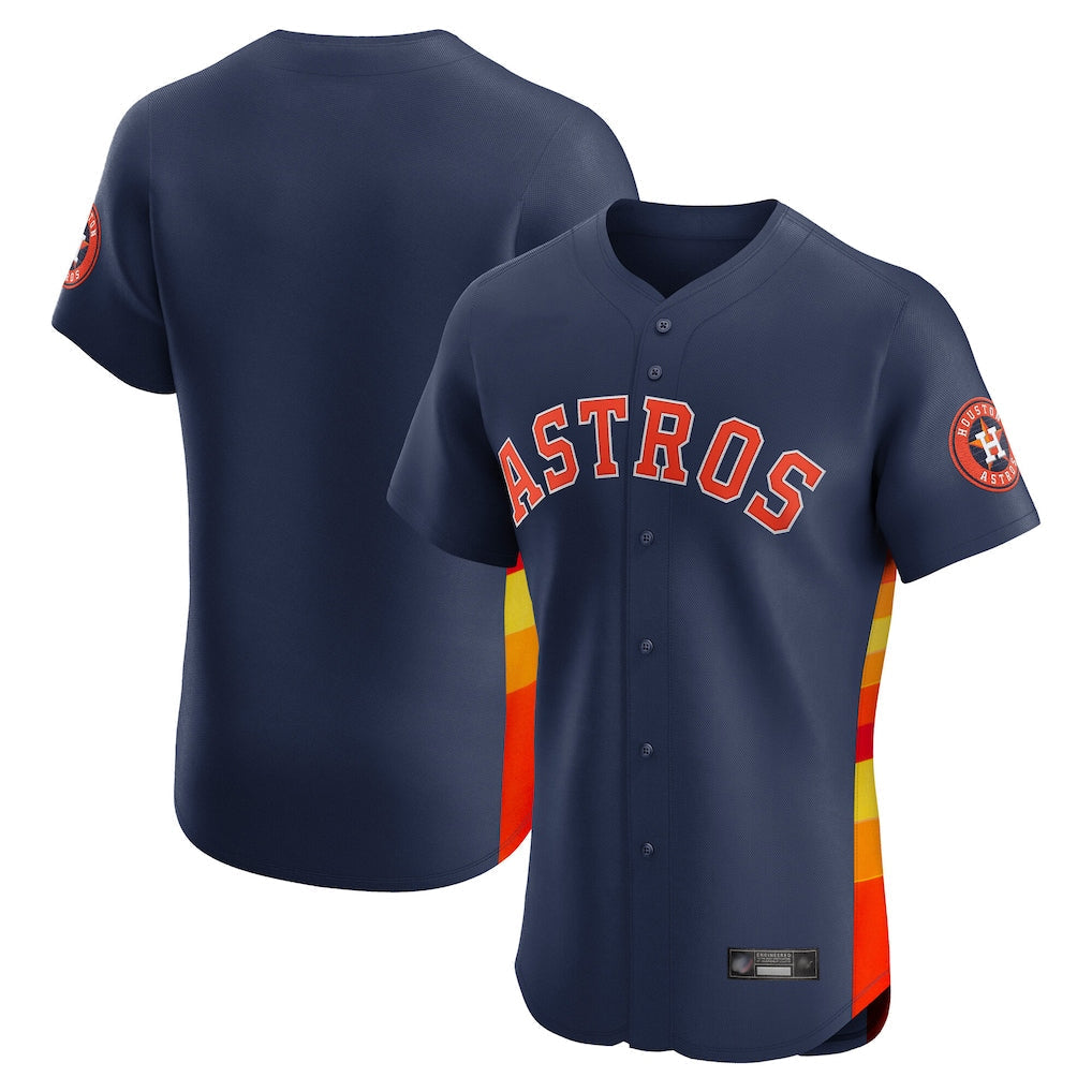 tocy H.Astros Navy Limited Elite Home Blank Player Stitched Jerseys